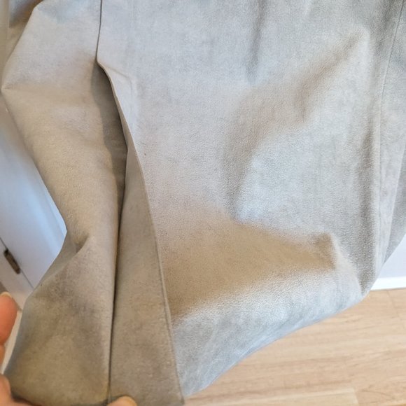 NEVER WORN! 70s Union Label | Duster Coat | ULTRASUEDE | L | GRAY | Wilson's - Picture 13 of 13